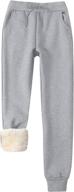 gihuo women's winter fleece pants: sherpa lined, cozy jogger sweatpants логотип