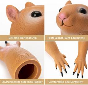 img 3 attached to 🐿️ Squirrel Finger Puppet Novelty by RONIVAL