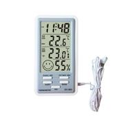 thermometer indoor outdoor hygrometer pre calibrated temperature logo