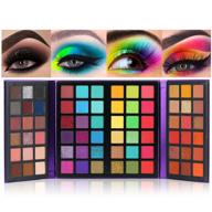 🎨 ultimate 72-color secret eyeshadow palette: professional 4-in-1 makeup palette with matte, shimmer, glitter shades for nude natural blendable pigmented eye shadows - all in one color board platform logo