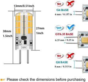 img 3 attached to 💡 GY6 35 Halogen Bulb in Equivalent 2700K 3000K Non-Dimmable Version