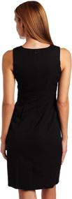 img 1 attached to 👗 Anne Klein AK Split Neck Shift Dress for Women