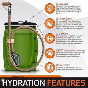 img 1 attached to 🐾 Source Tactical Kangaroo 1L Collapsible Canteen Hydration System with Storm Push-Pull Valve - Coyote Brown