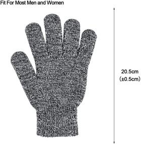 img 3 attached to MENOLY Pairs Winter Gloves Stretchy Men's Accessories