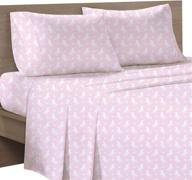 bcbg girls princess unicorn heart sheets: extra soft luxury kids horse pink unicorn sheet set - fade resistant, easy fit, vintage pink pony unicorn - unicorn, full, 4-piece logo