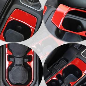 img 1 attached to 🚰 RT-TCZ Jeep Wrangler JL Inner Front Water Cup Holder Trim Cover - 2018-2019 Jeep Wrangler JL/JLU Accessory