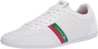 👟 lacoste storda sneaker: white green men's fashion sneaker shoes - find your style! logo