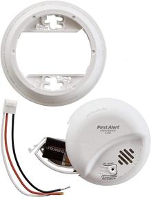 img 1 attached to FIRST ALERT BRK CO5120BN: Reliable Hardwired Carbon Monoxide (CO) Detector with Battery Backup in White