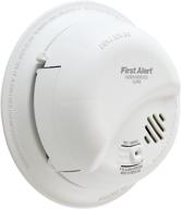 first alert brk co5120bn: reliable hardwired carbon monoxide (co) detector with battery backup in white logo