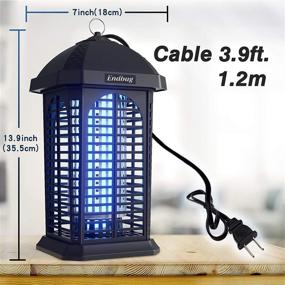 img 3 attached to 🦟 High-Powered Bug Zapper: Waterproof Electronic Mosquito & Insect Killer - 4200V, 25W Fly Traps for Outdoor Backyards & Patios