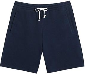 img 4 attached to 🏋️ Navy Active Men's Clothing: Athletic Shorts with Zipper for Workout Pants