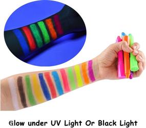 img 3 attached to CCbeauty Luminous Crayons Halloween Masquerades