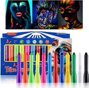 img 4 attached to CCbeauty Luminous Crayons Halloween Masquerades