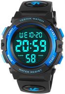 ⌚️ yeenik kids waterproof digital watch – sporty led wristwatch with alarm & stopwatch for boys, girls, and children logo