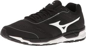img 4 attached to Mizuno Synchro Black White Black Men's Shoes and Athletic 320544 9000 09 0800