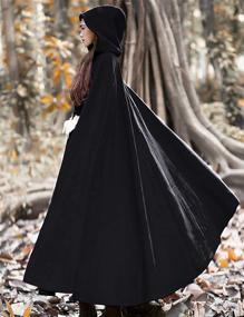 img 1 attached to Flygo Womens Poncho Trench Wedding Women's Clothing in Coats, Jackets & Vests