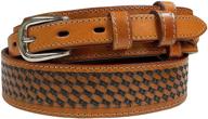 🌵 authentic southwestern diamond pattern women's accessories: genuine leather belts logo