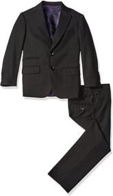 img 4 attached to 👔 Boys' 3 Piece Textured Suit Set by a.x.n.y