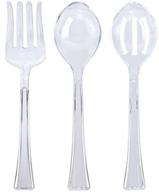 lillian plastic serving utensils slotted logo