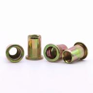 carbon threaded rivetnut knurled fastener hardware logo