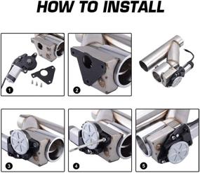 img 2 attached to SPELAB 2.5 Inch Stainless Steel 🔥 Exhaust Pipe Kit: Superior Performance and Durability