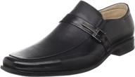 👞 stacy adams beau slip black: sleek and stylish men's formal shoe logo