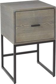 img 4 attached to Silverwood CPFH1090 Side Table Gray
