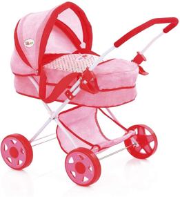 img 1 attached to Little Mommy Doll Pram 17 Piece Play Set - Includes Matching Carry Bag for Feeding and Grooming Accessories, Fits 18 Inch Dolls, Age 3+ - Enhanced SEO