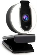 📷 high-resolution 1080p webcam: nexigo n680e with software, light, privacy cover, and dual microphones - perfect for zoom, skype, and facetime calls on pc, mac, laptop, and desktop (2021) logo