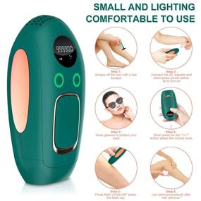 img 2 attached to 💥 Revolutionary At-Home IPL Hair Removal: Get Permanent & Painless Results for Women and Men with Upgraded 999,900 Flash Hair Remover!