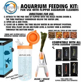 img 3 attached to 🐠 FL!PPER Flipper Feeder: Complete Fish Food Feeding Clip Kit for Flipper Aquarium Cleaners – Enhance Your Tank with Flipper Nano, Standard & Max Accessories