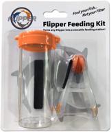 🐠 fl!pper flipper feeder: complete fish food feeding clip kit for flipper aquarium cleaners – enhance your tank with flipper nano, standard & max accessories логотип