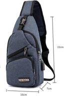 sleek and stylish barhomo sling charging backpacks crossbody: the perfect blend of fashion and function logo