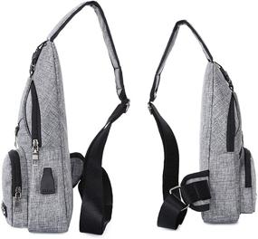 img 2 attached to Sleek and Stylish BARHOMO Sling Charging Backpacks Crossbody: The Perfect Blend of Fashion and Function