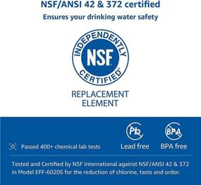 img 2 attached to 🧊 ADQ73613401 Refrigerator Water Filter - Replacement for LG LT800P, ADQ73613402, ADQ73613408, ADQ75795104 - Kenmore 9490, 46-9490 - Fits LSXS26326S, LMXC23746S, LMXC23746D - Pack of 3