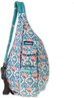 👜 chic and practical: kavu original cotton crossbody sling women's handbags & wallets logo