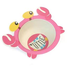 img 3 attached to 🍜 Cute Cartoon Soup Bowl Rice Bowl Set: 4Pcs Bamboo Bowls for Complementary Food & Drop-Proof Dining