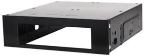 img 3 attached to 🖥️ Черная алюминиевая передняя панельная конвертер FP55B-из 5,25-дюймового в 3,5-дюймовый – Silverstone