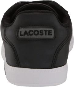 img 2 attached to Кроссовки Lacoste Graduate из белой кожи для мужчин: Классический стиль и идеальный комфорт