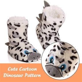 img 2 attached to 👶 Anti-Skid Children's Toddler Boys' Slippers - Little Slippers