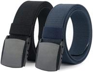 hoanan tactical casual 2pack black coffee type men's accessories and belts logo