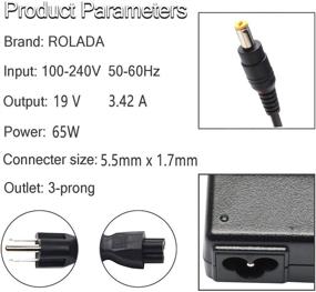 img 3 attached to 💡 Адаптер питания для ЖК-монитора 19V с зарядным устройством для Acer S202HL S230HL S231HL S232HL H236HL G246HL H276HL G276HL G236HL S240HL S220HQL S271HL H226HQL G226HQL S202HL S241HL HN274H с кабелем питания - улучшенный для SEO.