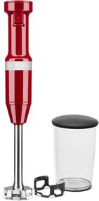 img 4 attached to Efficient and Versatile KitchenAid KHBV53ER Hand Blender – Empire Red Corded Design with Variable Speed