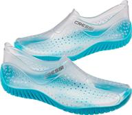 cressi silicone men's shoes for scuba, snorkeling, swimming, and athletic activities logo