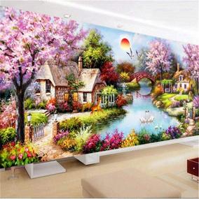 img 3 attached to 🖼️Набор для творчества RAILONCH DIY 5D Diamond Painting: великолепная картина с бриллиантовой вышивкой на полотне - идеальное украшение домашних стен (120x50см)