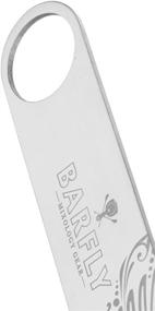 img 2 attached to Barfly M37035 Stainless Steel Bottle Opener: Sleek and Reliable