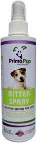 img 4 attached to 🐶 Primo Pup Bitter Taste Deterrent Spray for Dogs - Vet Health, Stops Chewing, Biting, and Licking - 8 fl oz