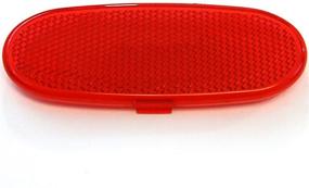 img 3 attached to 🚗 Enhance Your Vehicle's Safety with Red Hound Auto Replacement Front Door Panel Reflector for Ram 1500 2500 3500 & Durango