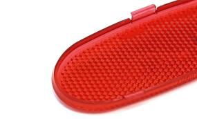 img 1 attached to 🚗 Enhance Your Vehicle's Safety with Red Hound Auto Replacement Front Door Panel Reflector for Ram 1500 2500 3500 & Durango