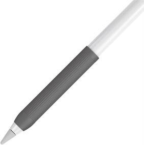 img 4 attached to 🖊️ Apple Pencil Grip Holder, Apple Pen 1st Gen/iPad Pencil 2nd Gen Accessories (Black)